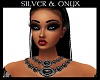 SILVER & ONYX NECKLACE