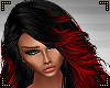 red black hairstyles