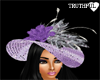 ~TRH~COUTURE LILAC HAT