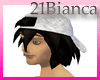 21b-cap with black hair