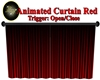 Animated Curtain Red