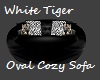 White Tiger Cozy Sofa