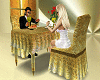 Golden romantic table