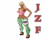 [JzF] green pants jeans