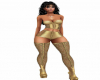 Gold sexy boots