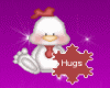 Snowflake Hug Hen