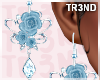 ᵀ Blue Rose Earrings