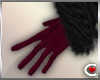 *SC-Fur Gloves Blk&Wine