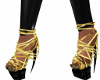 Gold Exotic Heels