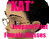 *KAT* Leopard Glasses