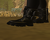 black  Futuristic Boots