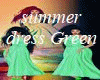 Summer dress green