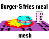 Burger & Fries Meal