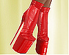 T- Boots PVC red