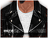 [i] Leather Jacket- Blk