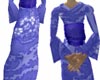 Kimono Long Skirt Blue