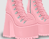 Winter boots pink