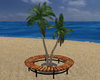 Palm Tree Bench
