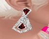 Ruby Dia  Prism Earrings