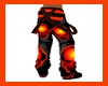 Orange skull pants (M)