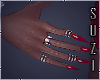 SZ X-Mas Nails Red