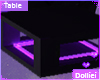 ! Neon Table Purple