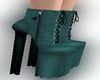 Mint outfit boot