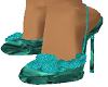 sexy heels teal