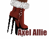 AA  Red Holiday Boots