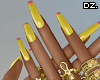 Love Gold Rings + Nails!