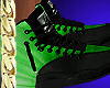 Green Jordans XII
