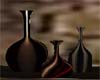 Different Brown Vases