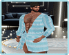MAU/ MALE BLUE BATH ROBE