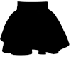 Lita Blk Add On Skirt