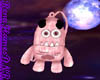 L Monster Pink Backpack