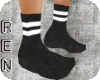 Ren™Simple Black Socks