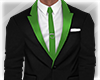 fy. Black & Green Suit