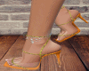 ❤ orange heel