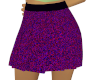 Red & Purple Mini Skirt