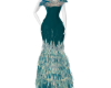 Peacock Feather Gown