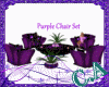 Purple Chair Set