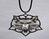 Wolf silver necklace *F*
