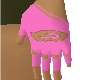 b pink gloves