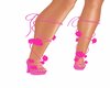 Pink Dayz Wrap Heels