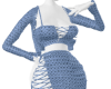 Blue Knit Mini Set