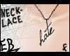 $EB hate / necklace 'f
