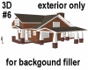 3D Background House 6