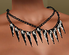 Black Spiked Necklace