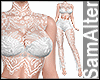 WHITE LACE MESH SET 1
