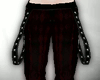 [E]*Red/Black Goth Pants